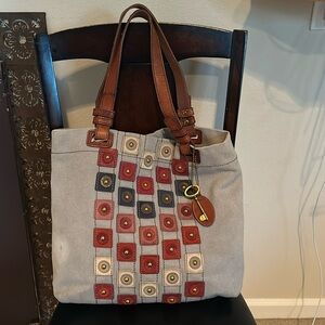 FOSSIL canvas bag